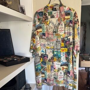 Disney 100 button up